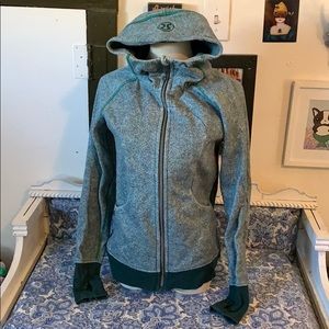 Lululemon Green Zip Up Hoodie
